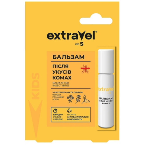 Бальзам після укусів комах Extravel Kids, 7 мл